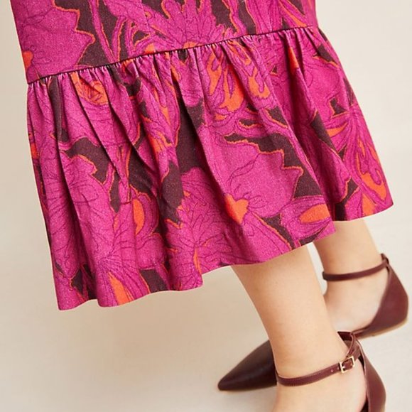 Anthropologie Hyacinth Midi Skirt - Picture 7 of 11